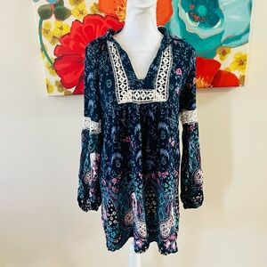anthropologie entro 𖤓 boho dress.